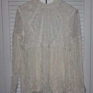 NWT Free people dainty crotchet top
